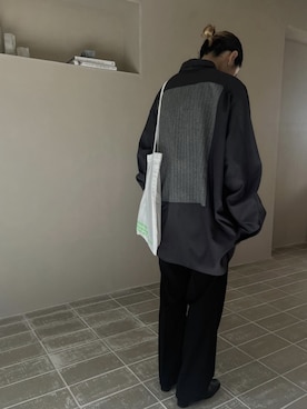 「バックデザイン」｜MariNakamuraさん（レディース・158cm）の秋コーディネート