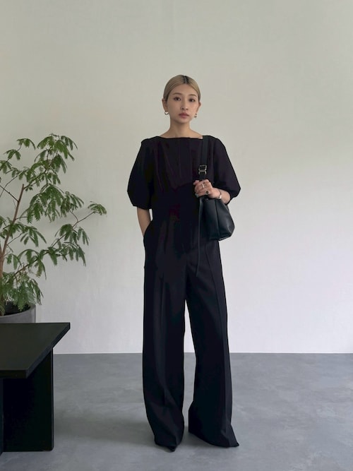 リムアーク オールインワン Boat neck all in one ボートネックオールインワン（つなぎ