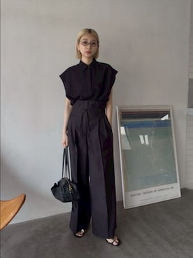 「オフィス」｜MariNakamuraさん（レディース・158cm）の春コーディネート