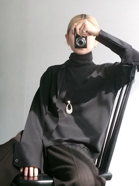 「RIM.ARK（リムアーク）のアイテム」を使った、MariNakamuraさん（レディース・158cm）の秋コーディネート