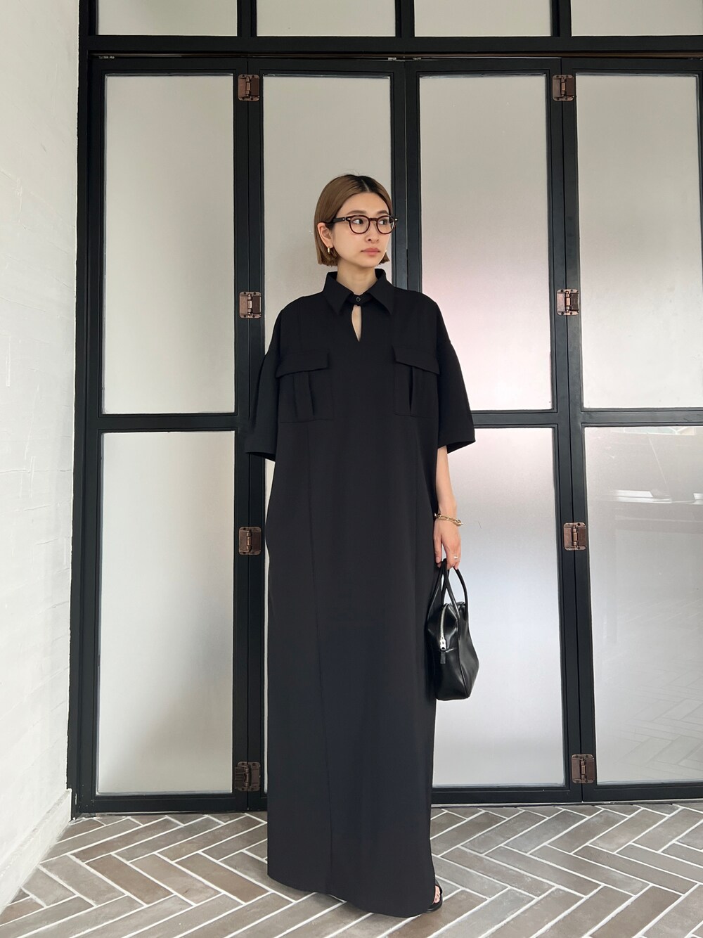 美品 リムアーク Neck design box dress 36 Neck design box dress(505450385) | リムアーク(RIM.ARK) - d