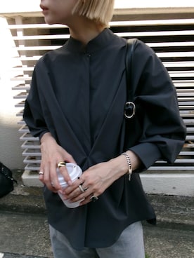 「RIM.ARK（リムアーク）のアイテム」を使った、MariNakamuraさん（レディース・158cm）の秋コーディネート