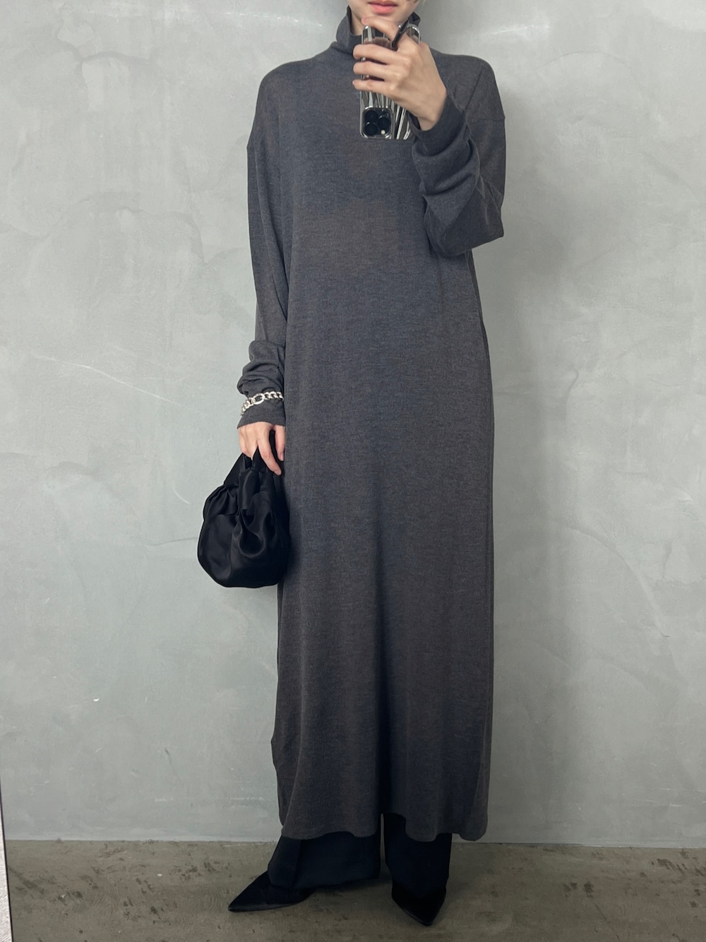 リムアーク rim.ark ニットワンピース RIM.ARK（リムアーク）の「Loose spring knit OP（ワンピース）」 - WEAR