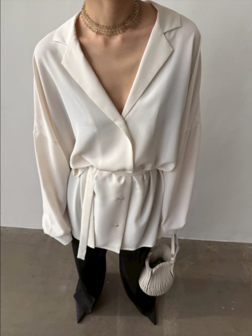 Open collar relax SH オープン カラー リラックス シャツ（シャツ