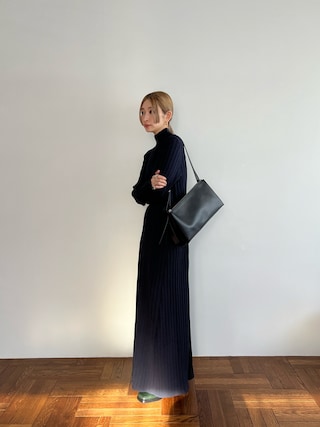 極美品　リムアーク　Open collar I line OP ロングワンピース RIM.ARK | Open collar I line OP (LONG DRESS ) |RIM.ARK