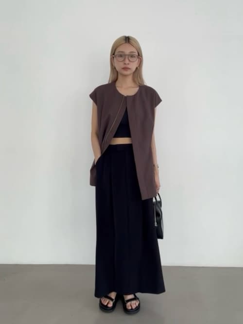 スカート rim.ark Tulle lline long SK RIM.ARK（リムアーク）の「Tulle Iline long SK（スカート