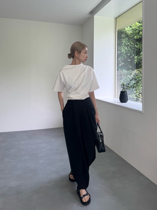 Cut drape SK カットドレープスカート（スカート）｜RIM.ARK
