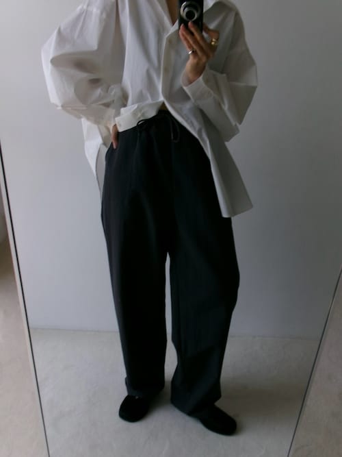 「RIM.ARK(リムアーク)のActive PT(アクティブ パンツ)(その他パンツ)」を使った、MariNakamuraさん(レディース・158cm)の秋コーディネート