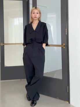 「オフィスカジュアル」｜MariNakamuraさん（レディース・158cm）の夏コーディネート