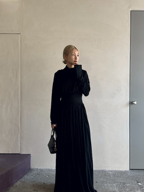 ワンピース RIM.ARK  Marble ink flowing dress RIM.ARK Marble ink flowing dress