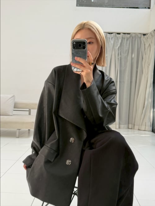 Classical leather like JK クラシカル レザーライクジャケット