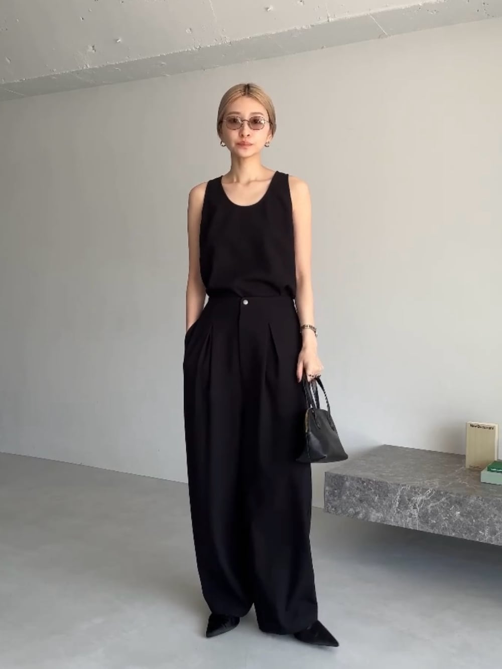 RIM.ARK（リムアーク）の「Scoop 2way neckline tank スコープ