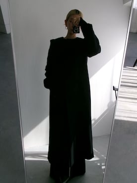 「アイテム（ノーカラーコート）」を使った、MariNakamuraさん（レディース・158cm・30代）の秋コーディネート