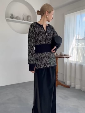 「アイテム（クラッチバッグ）」を使った、MariNakamuraさん（レディース・158cm・30代）の秋コーディネート