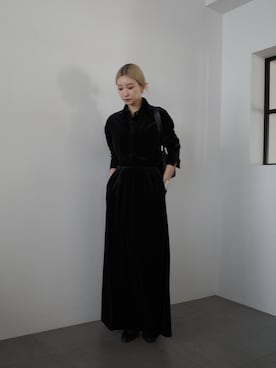 「アイテム（ワンピース/ドレス）」を使った、MariNakamuraさん（レディース・158cm・30代）の秋コーディネート