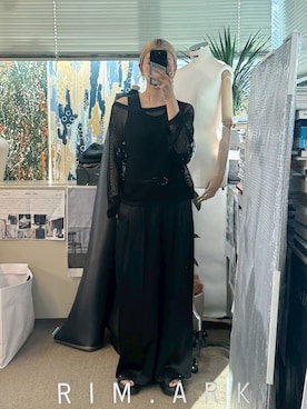 「アイテム（タンクトップ）」を使った、MariNakamuraさん（レディース・158cm）の秋コーディネート