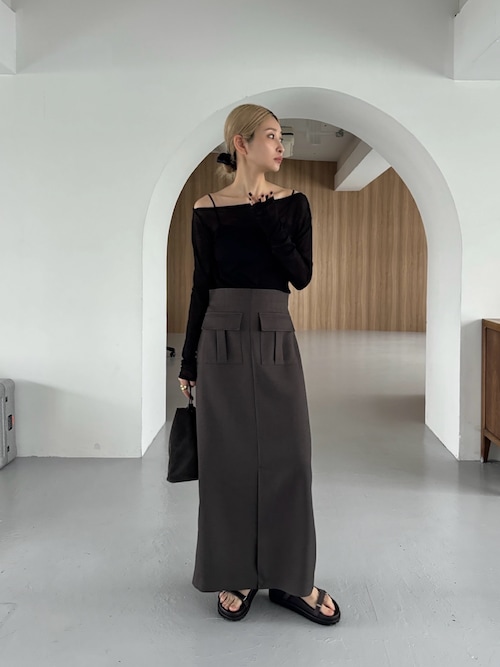 Asymmetry cut tops アシメトリーカットトップス（Tシャツ
