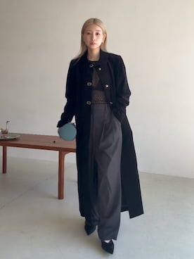 「パンツスタイル」｜「アイテム（ジャケット/アウター）」を使った、MariNakamuraさん（レディース・158cm）の夏コーディネート