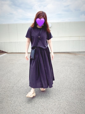 「大人ミューズ（オトナミューズ）のアイテム」を使った、まっこさん（レディース・157cm）の夏コーディネート
