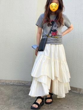 「大人ミューズ（オトナミューズ）のアイテム」を使った、まっこさん（レディース・157cm）の秋コーディネート