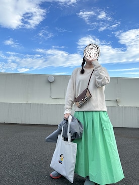 「大人ミューズ（オトナミューズ）のアイテム」を使った、まっこさん（レディース・157cm）の冬コーディネート