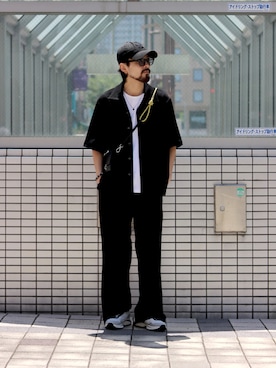 「アイテム（タンクトップ）」を使った、イリザワさん（メンズ・168cm・30代）の夏コーディネート