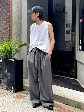 イリザワさん（メンズ・168cm・30代）の夏コーディネート
