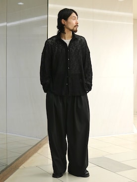 「Lui's（ルイス）のアイテム（パンツ）」を使った、イリザワさん（メンズ・168cm）の春コーディネート