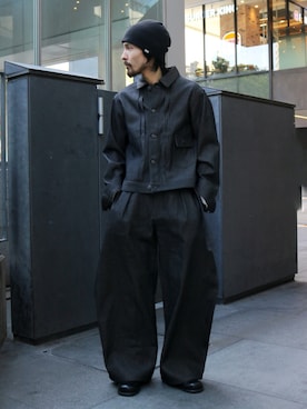 「Lui's（ルイス）のアイテム」を使った、イリザワさん（メンズ・168cm）の春コーディネート