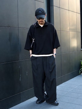 「Lui's（ルイス）のアイテム」を使った、イリザワさん（メンズ・168cm）の春コーディネート