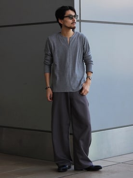 「Lui's（ルイス）のアイテム」を使った、イリザワさん（メンズ・168cm）の秋コーディネート