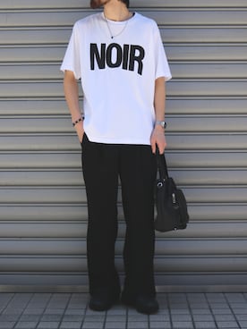 「アイテム（スラックス）」を使った、イリザワさん（メンズ・168cm・30代）の夏コーディネート