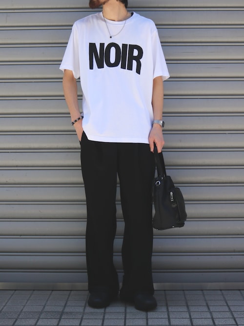 NOIRエンブロイダリーTシャツ