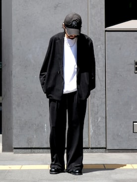 「Lui's（ルイス）のアイテム」を使った、イリザワさん（メンズ・168cm）の春コーディネート