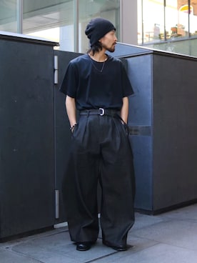 「Lui's（ルイス）のアイテム」を使った、イリザワさん（メンズ・168cm）の夏コーディネート
