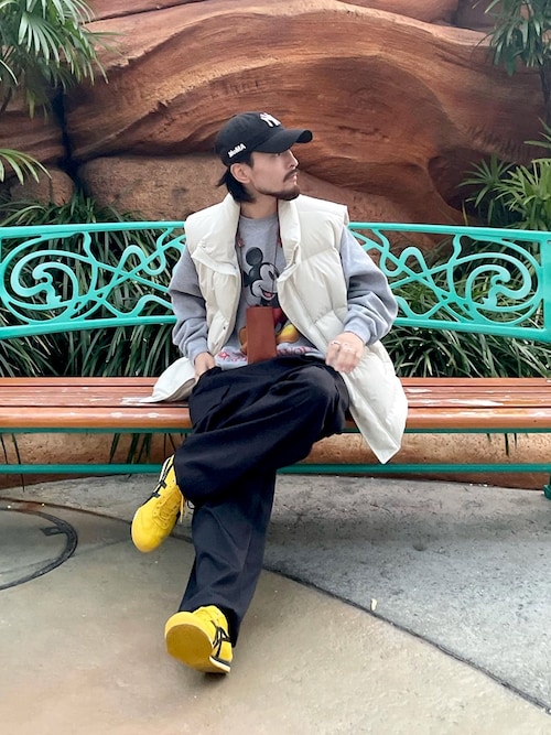 Lui's（ルイス）の「ホワイトグースダウンベスト（ベスト）」 - WEAR