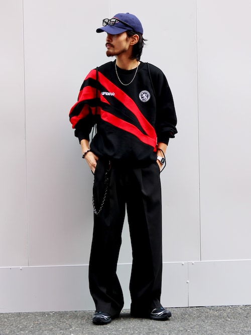 Lui's×UMBRO【アンブロ】クルーネックスウェット【size S】 UMBRO/アンブロ×Lui's】ピグメントクルーネックスウェット
