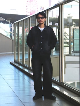 「Lui's（ルイス）のアイテム」を使った、イリザワさん（メンズ・168cm）の秋コーディネート
