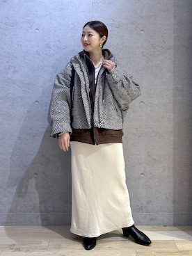 hanaeさん（レディース・161cm）の冬コーディネート