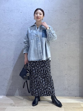 hanaeさん（レディース・161cm）の冬コーディネート