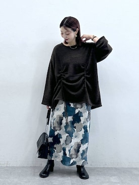 hanaeさん（レディース・161cm）の冬コーディネート