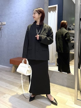 hanaeさん（レディース・161cm）の冬コーディネート