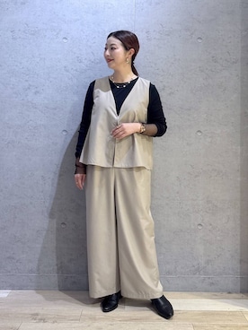 hanaeさん（レディース・161cm）の冬コーディネート