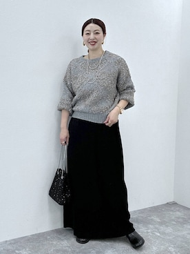 hanaeさん（レディース・161cm）の冬コーディネート