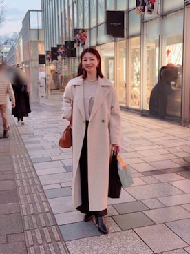 「アイテム（ピアス（両耳用））」を使った、hanaeさん（レディース・161cm・30代）の冬コーディネート