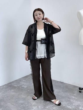 hanaeさん（レディース・161cm）の夏コーディネート
