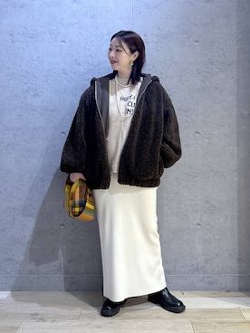 hanaeさん（レディース・161cm）の冬コーディネート