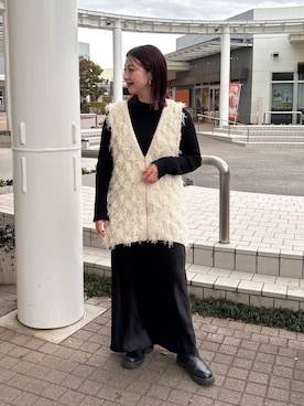 hanaeさん（レディース・161cm）の冬コーディネート