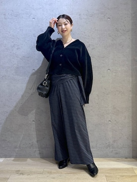 hanaeさん（レディース・161cm）の冬コーディネート