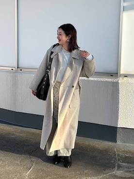 hanaeさん（レディース・161cm）の冬コーディネート